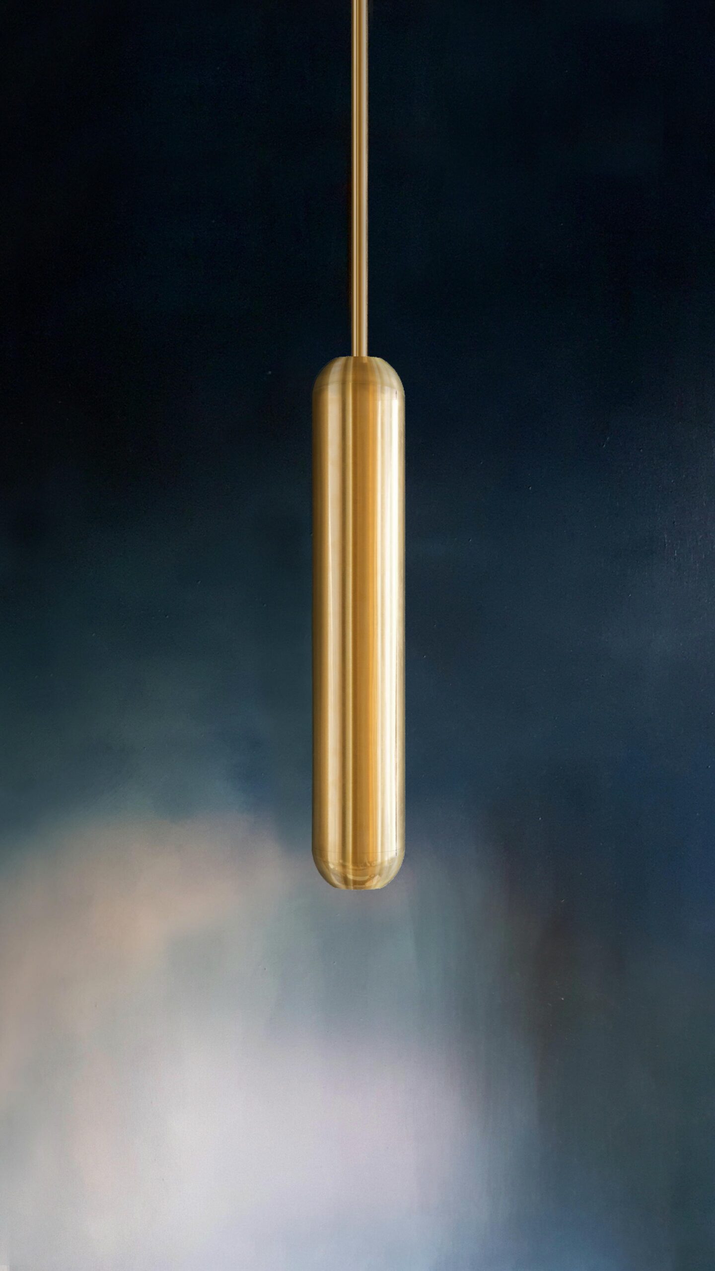 U2 Sculptural Brass Suspension Pendant Lamp by Jan Garncarek 7