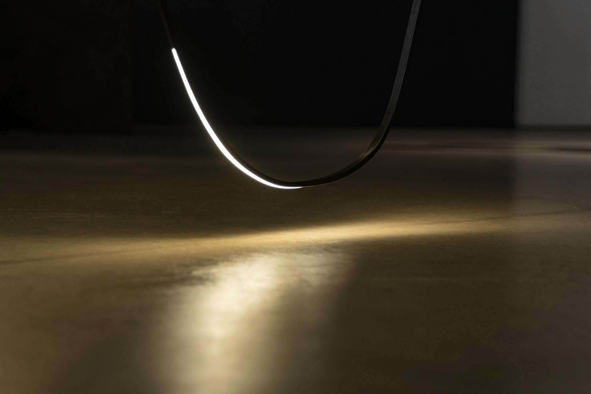 Unique Minimalist Contemporary Sculptural Brass Pendant Light by Morghen Studio 12