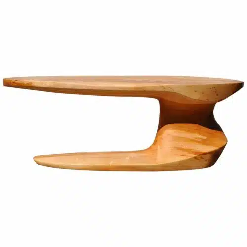 Unique Signed Willow Table by Jorg Pietschmann 0