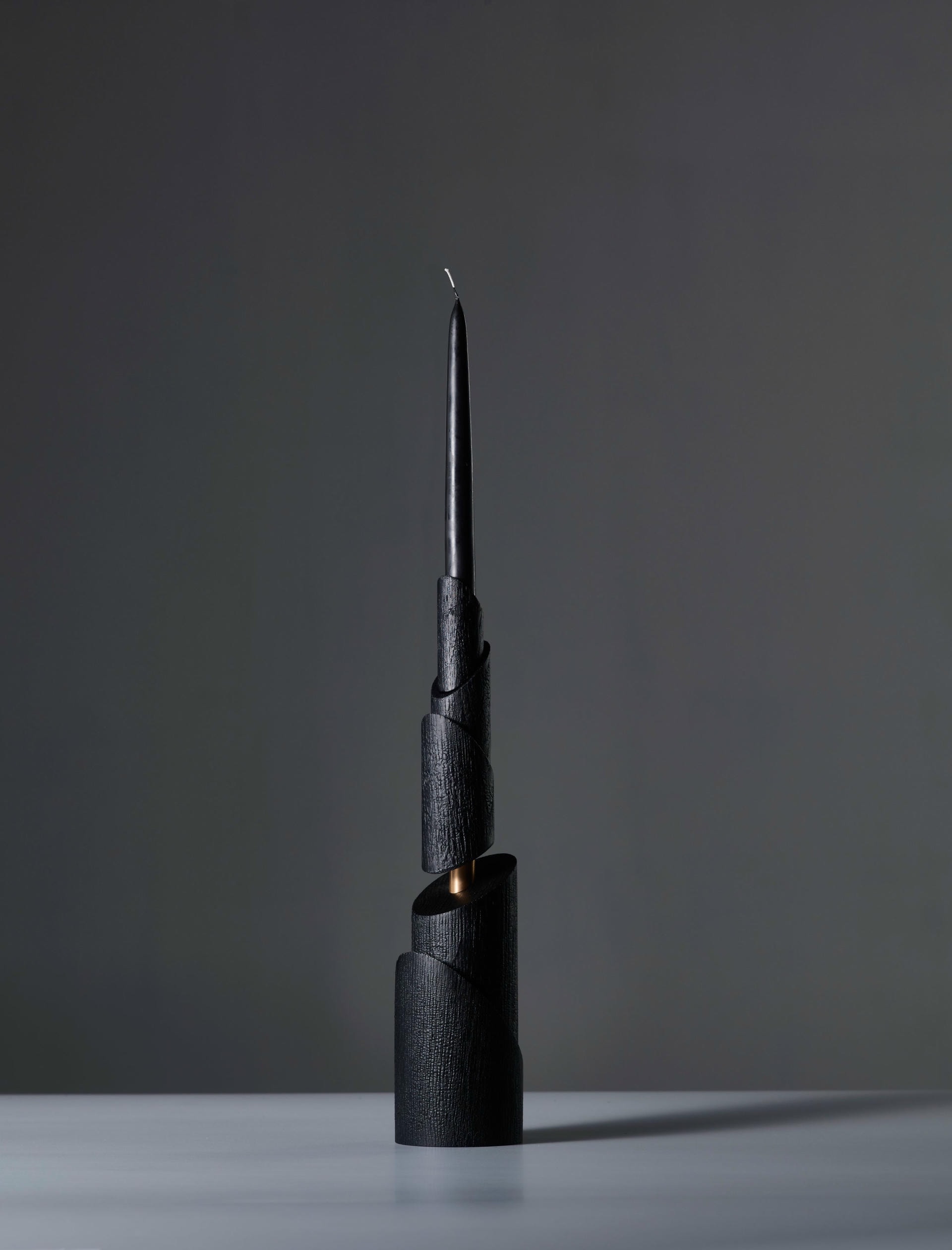 Ashes to Ashes B6 Bronze Chandelier Signed by William Guillon 2