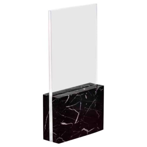 Black Horizon Glass and Marble Table Lamp by Carlos Aucejo 0