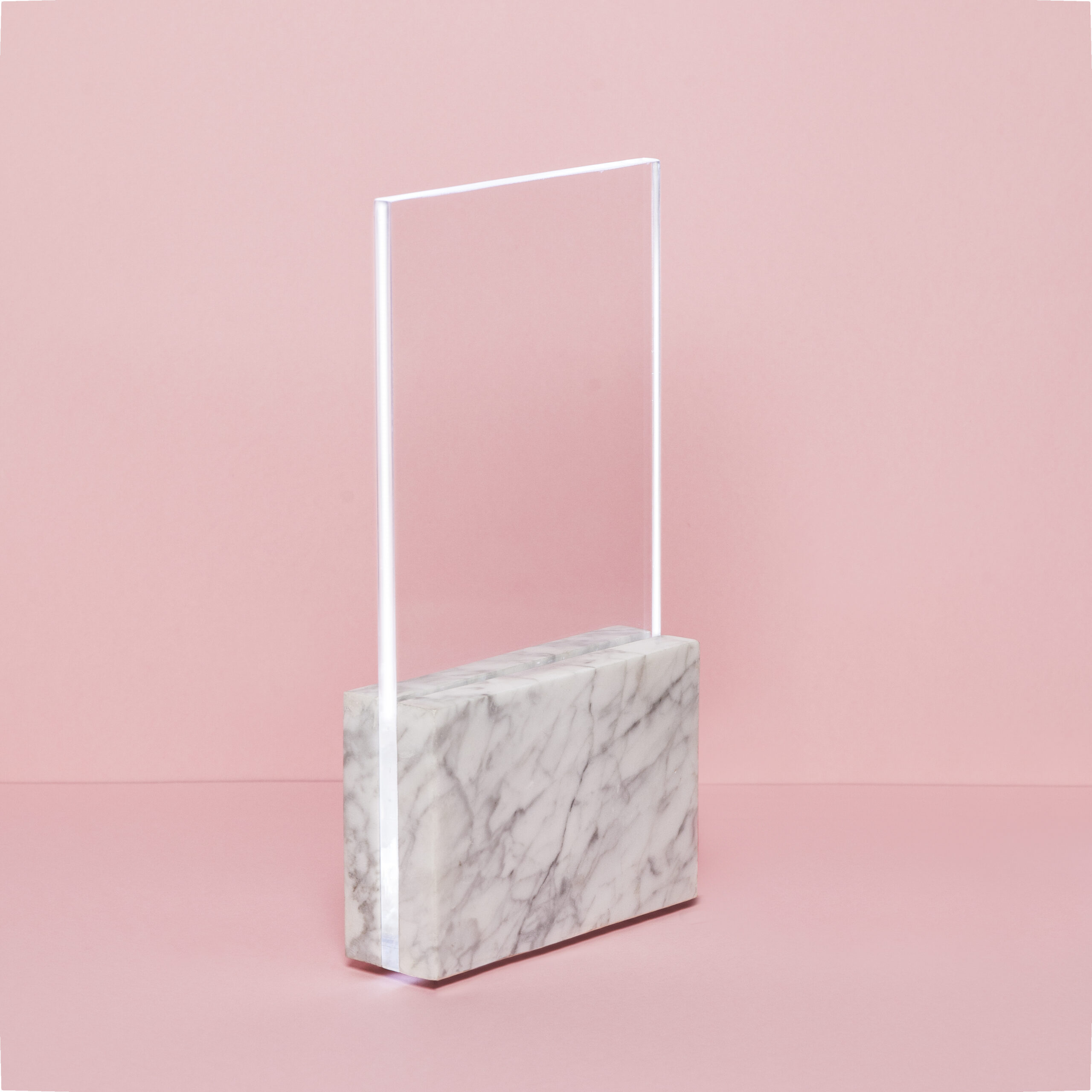 Black Horizon, Glass and Marble Table Lamp by Carlos Aucejo 4