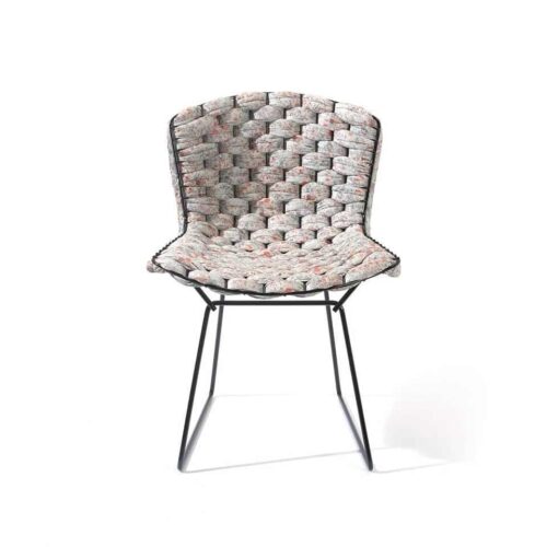 Original Bertoia Side Chair Revisited by Clement Brazille 1