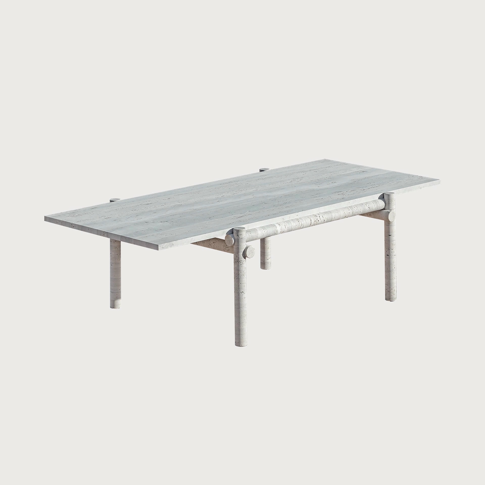 Original Ocean Travertine Coffee Table by Clรฉment Brazille 2