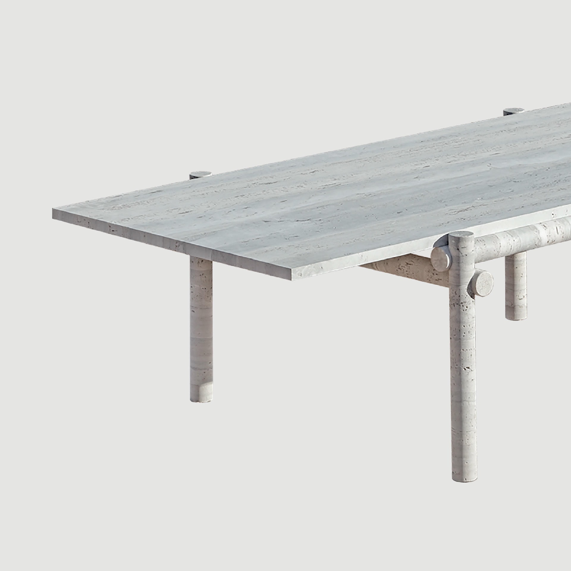 Original Ocean Travertine Coffee Table by Clรฉment Brazille 3