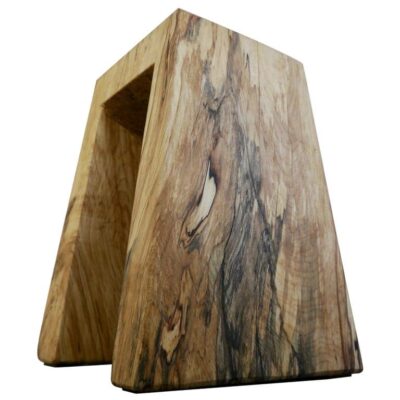 Spalted Maple Stool by Fritz Baumann
