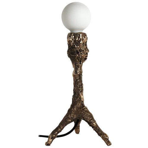 Sweet Thing I Unique Bronze Sculptural Lamp Signed by William Guillon 1
