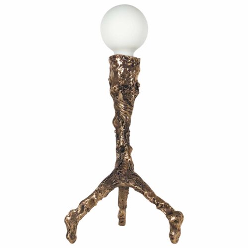 Sweet Thing III Unique Bronze Sculptural Lamp Signed by William Guillon 1