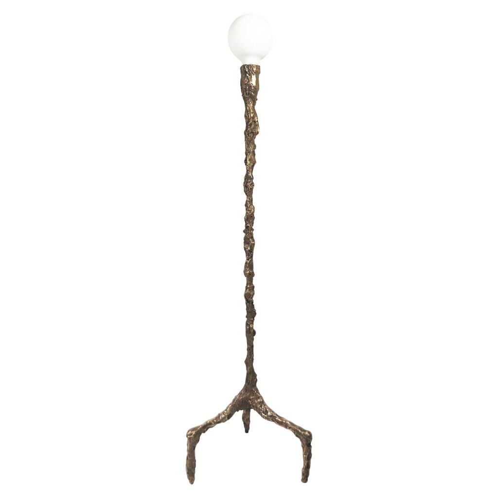 Sweet Thing IV Unique Bronze Sculptural Lamp Signed by William Guillon 1