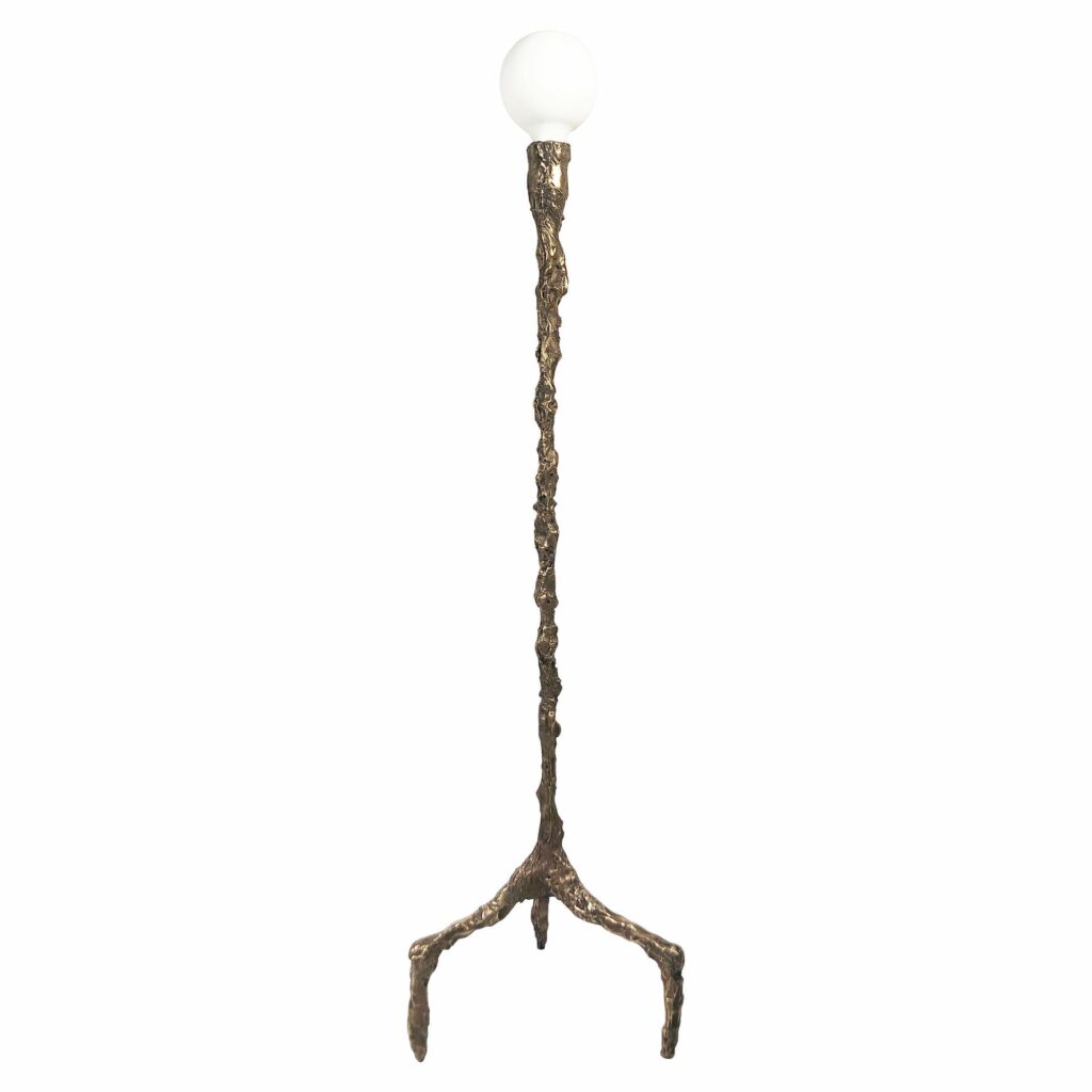 Sweet Thing IV Unique Bronze Sculptural Lamp Signed by William Guillon 1
