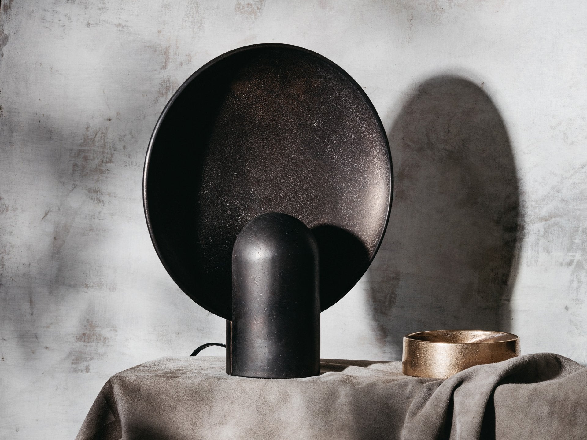 Contemporary Blackened Bronze Surface Sconce by Henry Wilson 3