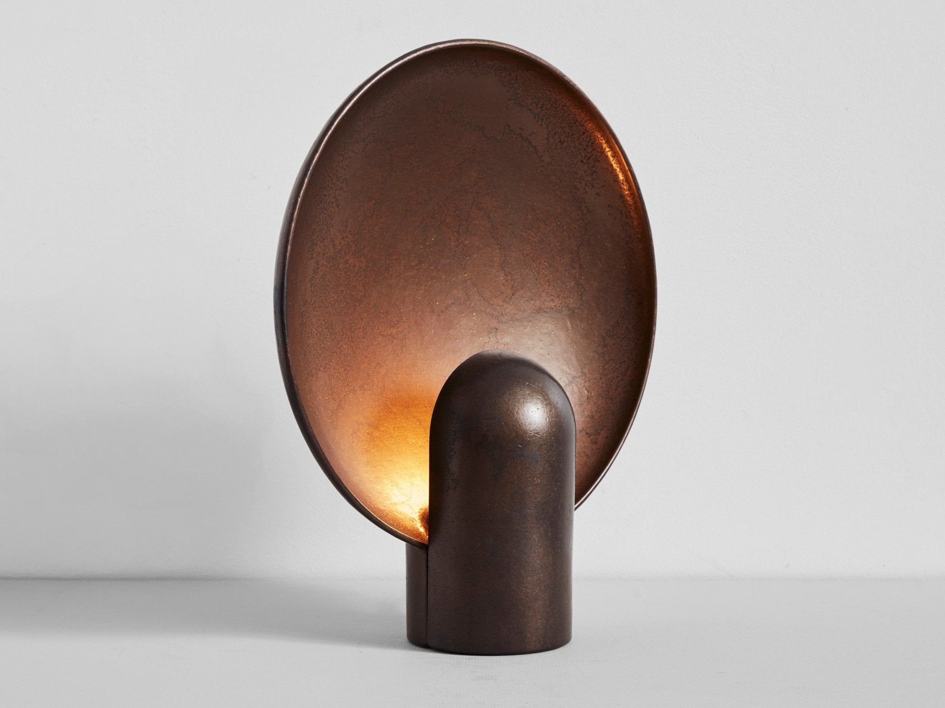 Contemporary Blackened Bronze Surface Sconce by Henry Wilson 4