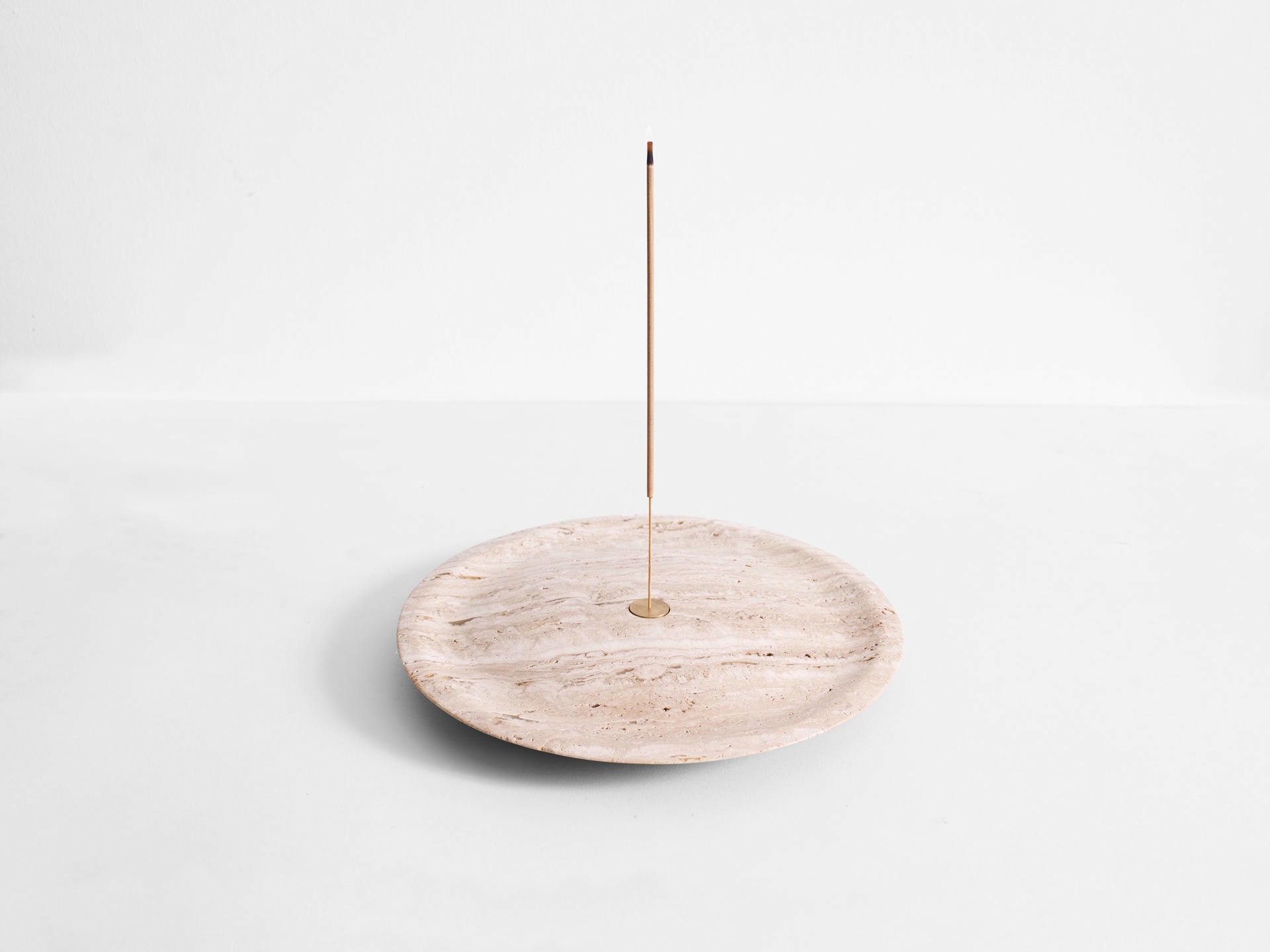 Contemporary Oval Green Marble Incense Plate by Henry Wilson 4