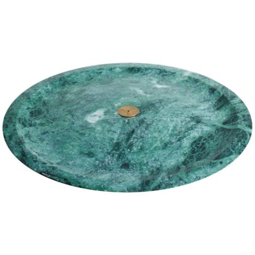 Incense Plate Green Guatemala Sculpted Marble by Henry Wilson 0