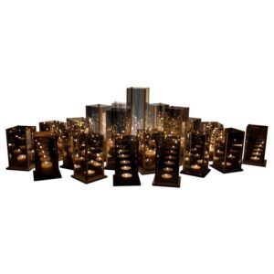 Set of 20 Original Kaleido Candleholders Set by Arturo Erbsman