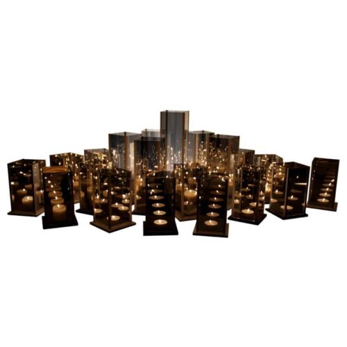 Set of 20 Original Kaleido Candleholders Set by Arturo Erbsman 0