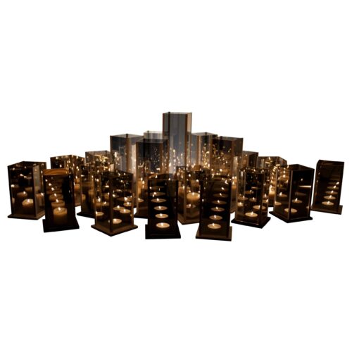 Set of 20 Original Kaleido Candleholders Set by Arturo Erbsman 1