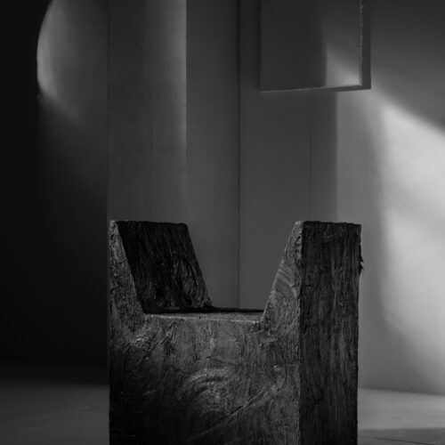 Steel Sculptural Stool by Arno Declercq 0