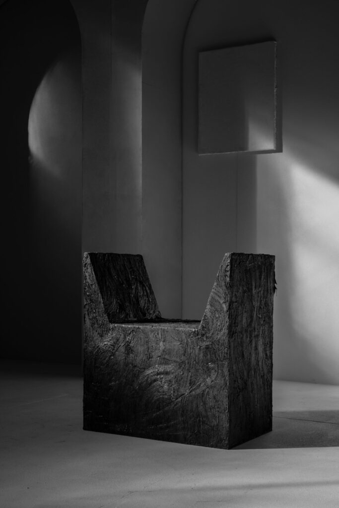 Steel Sculptural Stool by Arno Declercq 0