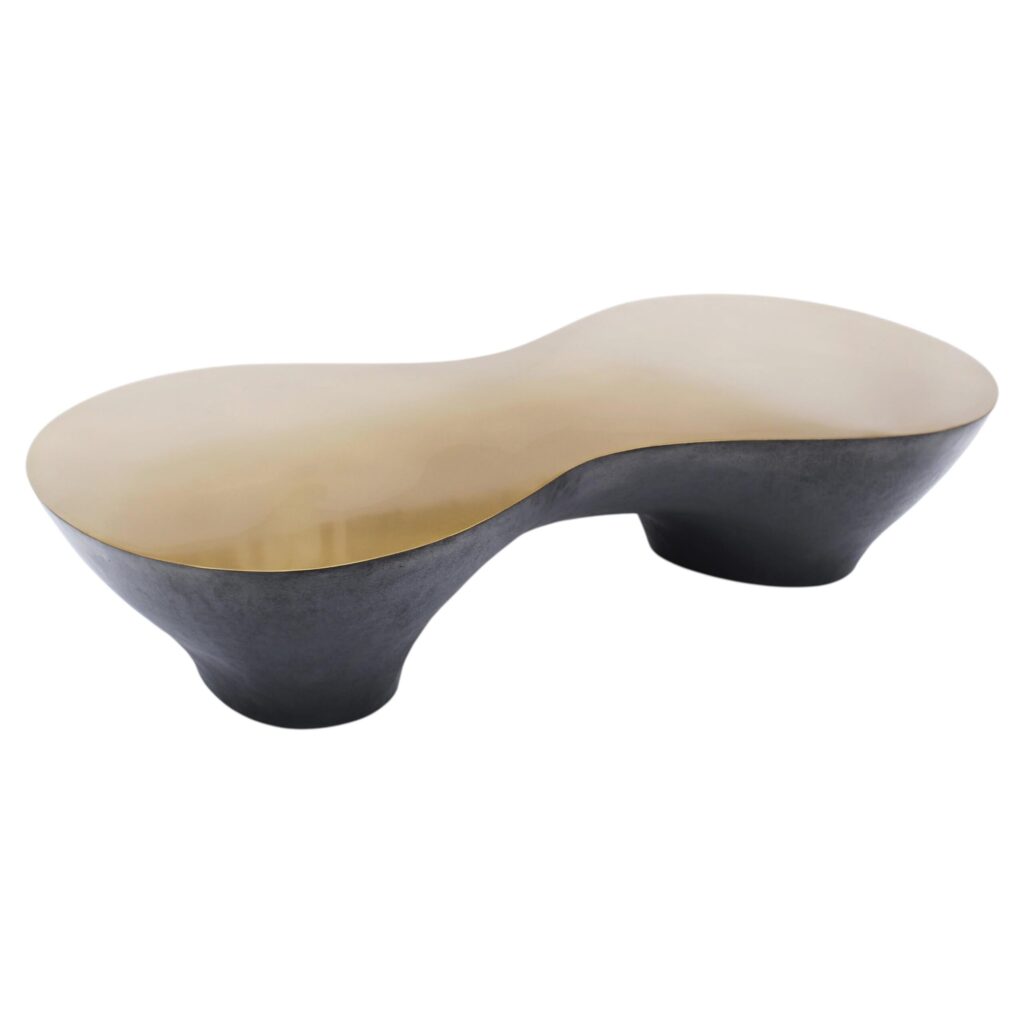 Black Tombos Coffee Table Signed by Stefan Leo
