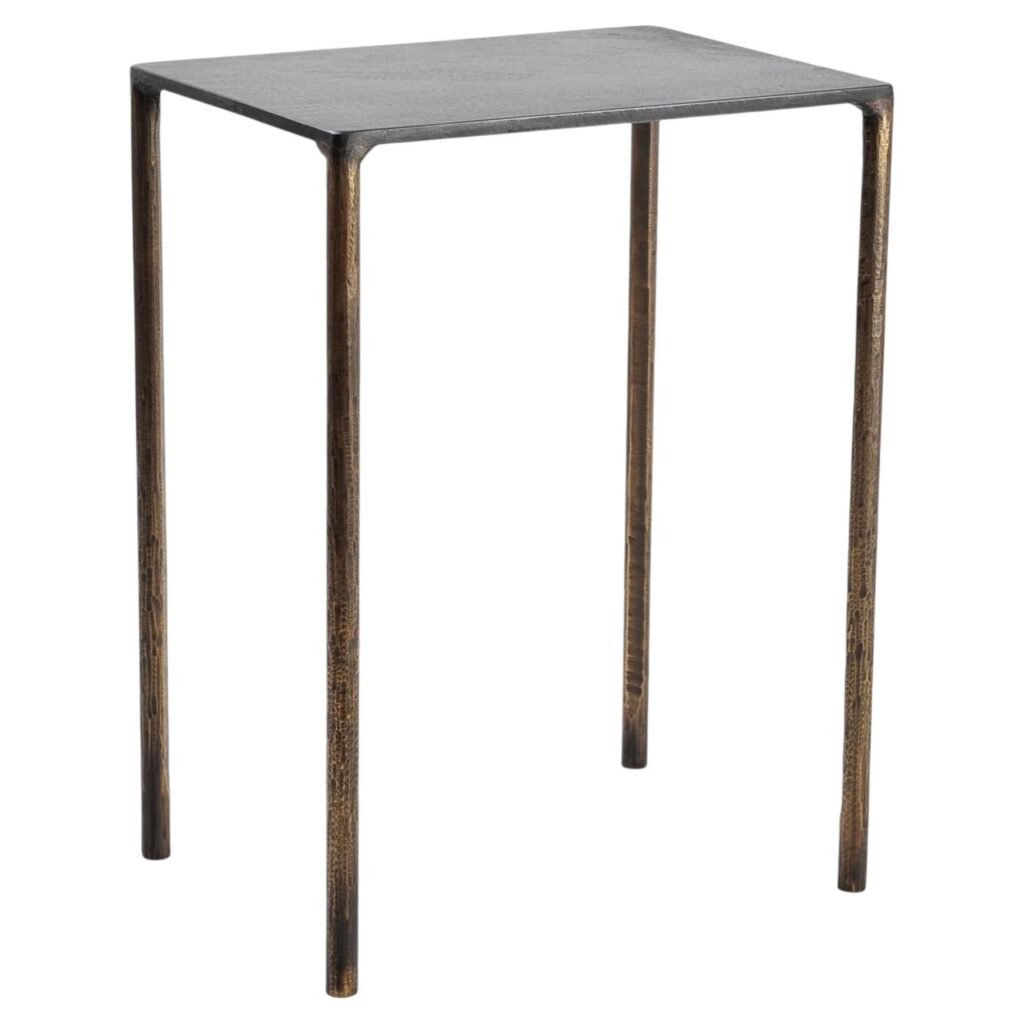 Brass Side Table Signed by Lukasz Friedrich 1