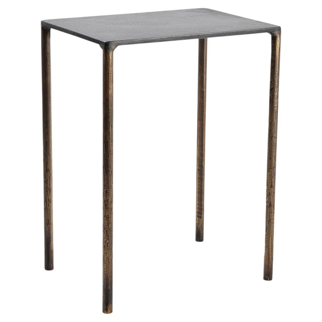 Brass Side Table Signed by Lukasz Friedrich 1