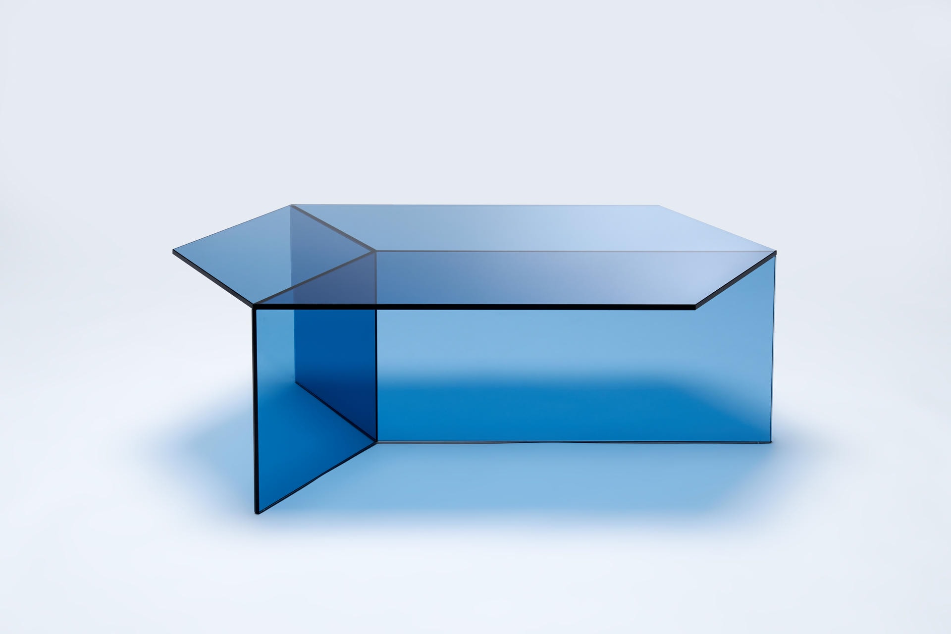 Clear Glass _Isom Oblong_ Coffee Table, Sebastian Scherer 10