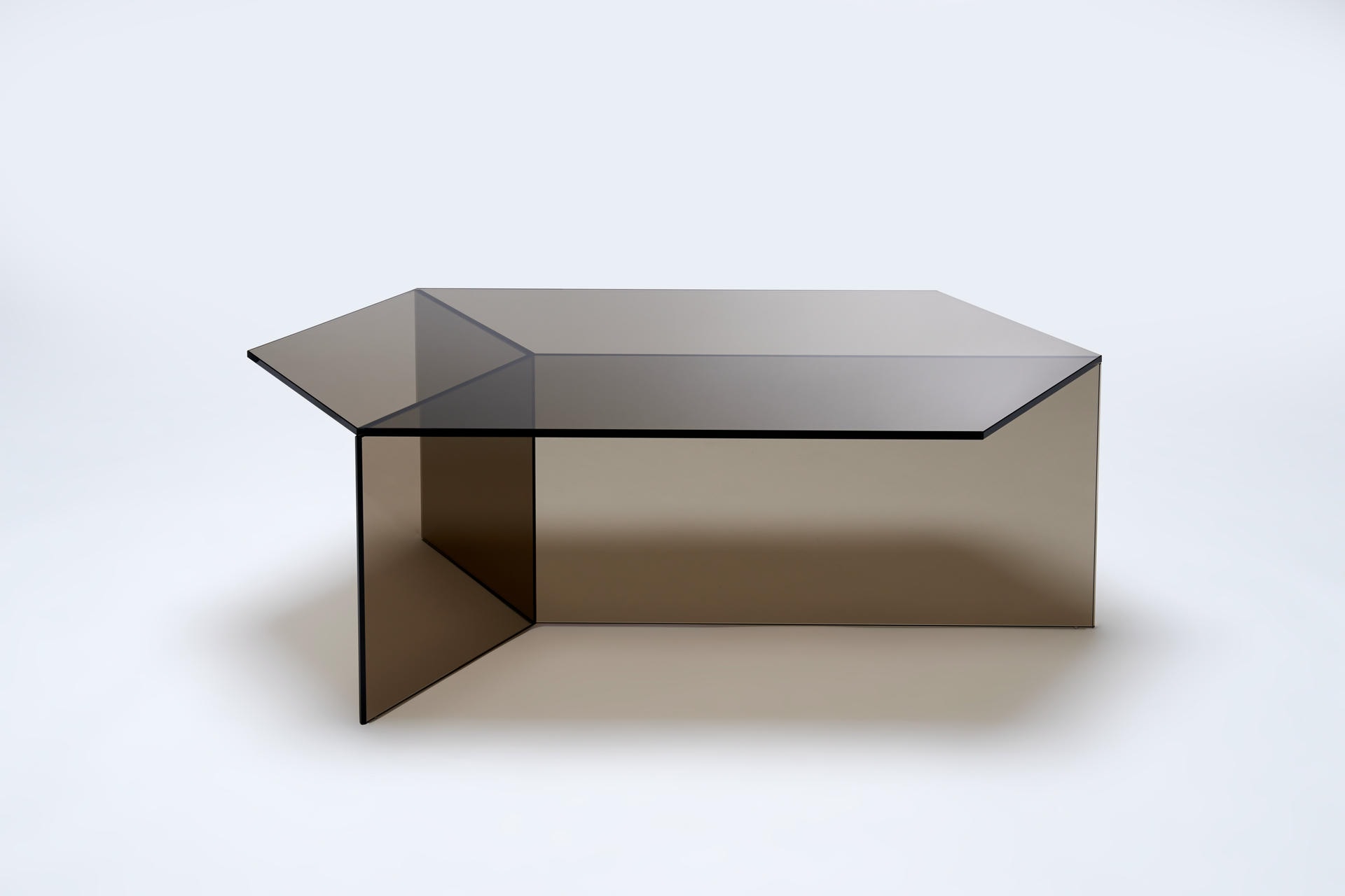 Clear Glass _Isom Oblong_ Coffee Table, Sebastian Scherer 3