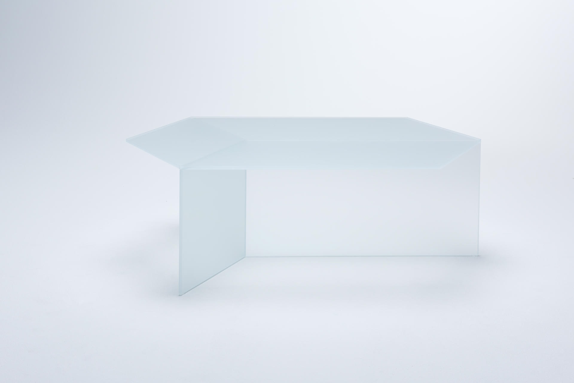 Clear Glass _Isom Oblong_ Coffee Table, Sebastian Scherer 5
