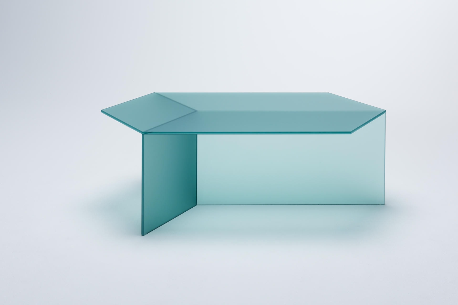 Clear Glass _Isom Oblong_ Coffee Table, Sebastian Scherer 7