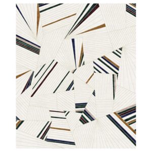 Hand Knotted "Rayons" Rug, Florian Pretet and Lisa Mukhia Pretet