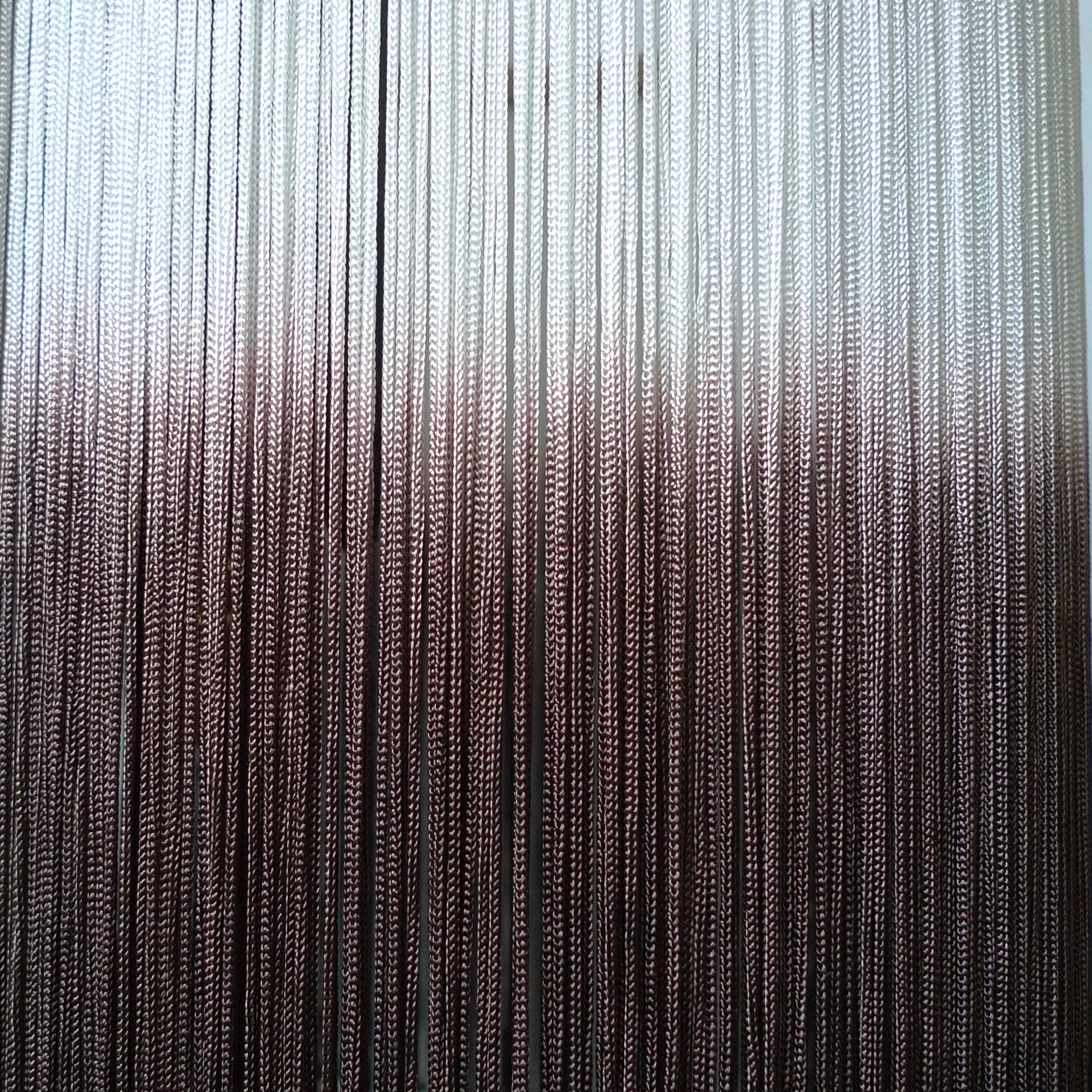 No 23 Brown Charme Fringes Dip Dyed Contemporary Sconce Lamp by Sander Bottinga 6