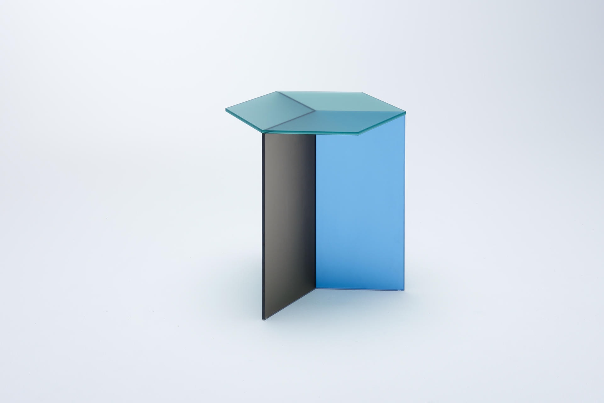 Satin Glass _Isom Tall_ Coffee Table, Sebastian Scherer 7