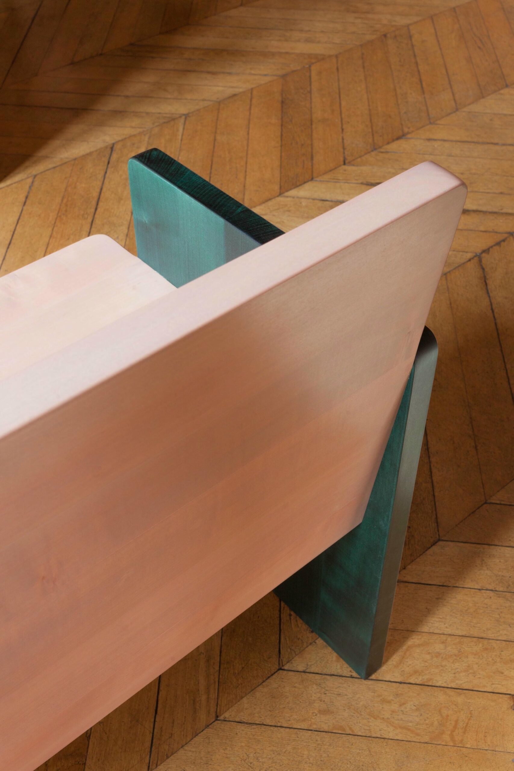 Sculpted Sofa Albane Salmon 3