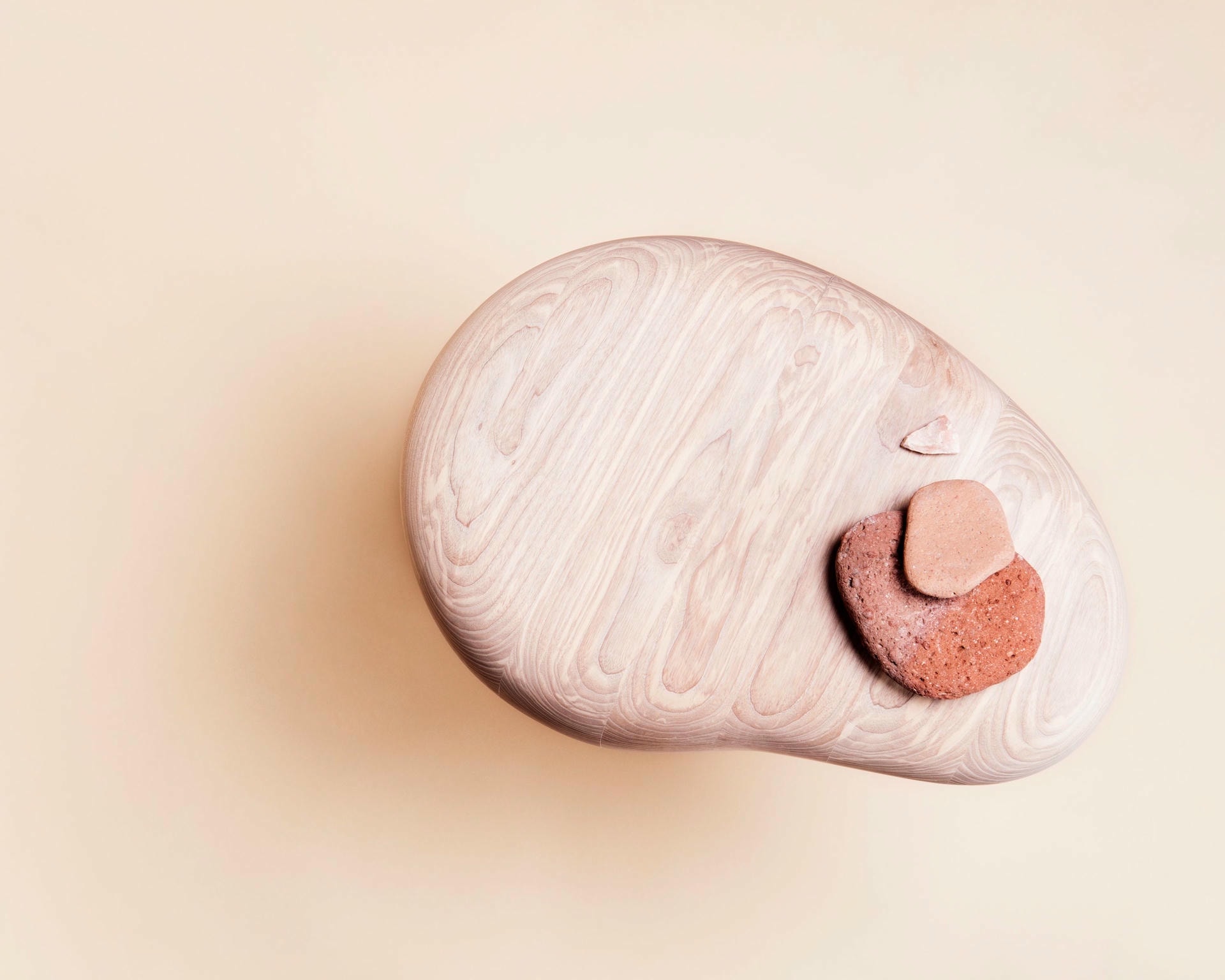 Unique Hoodoo Side Table Pedestal Albane Salmon 4