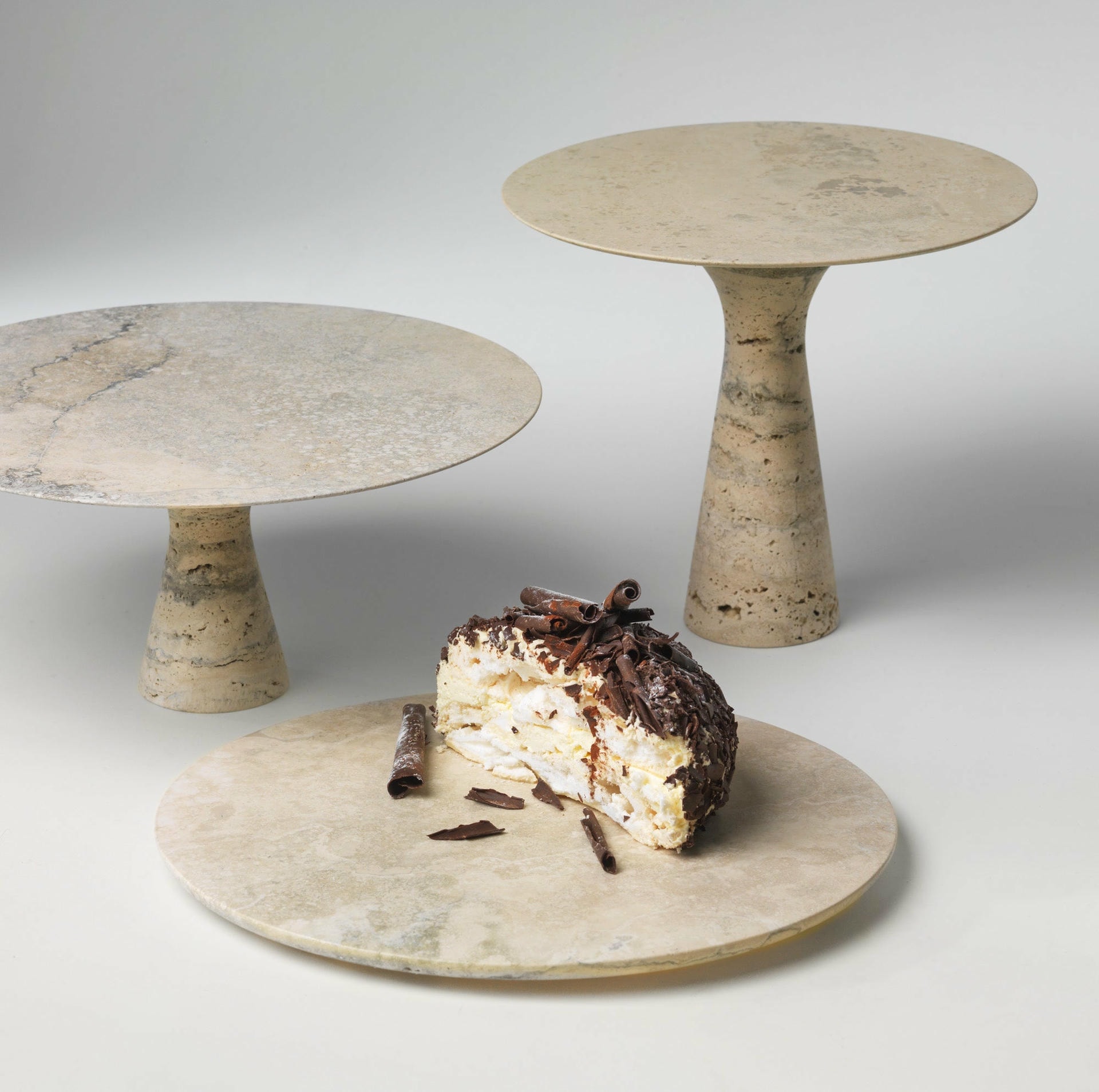 Bianco Statuarietto Refined Contemporary Marble Serving Plate 3215 15