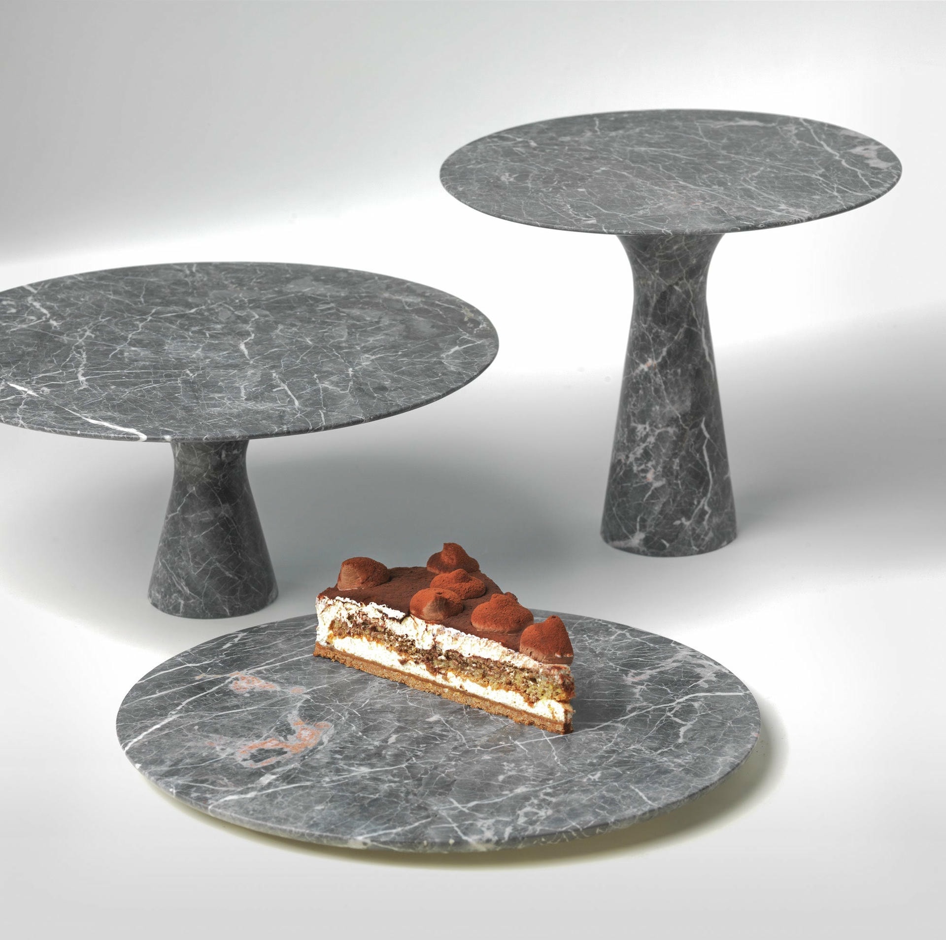 Bianco Statuarietto Refined Contemporary Marble Serving Plate 3215 16