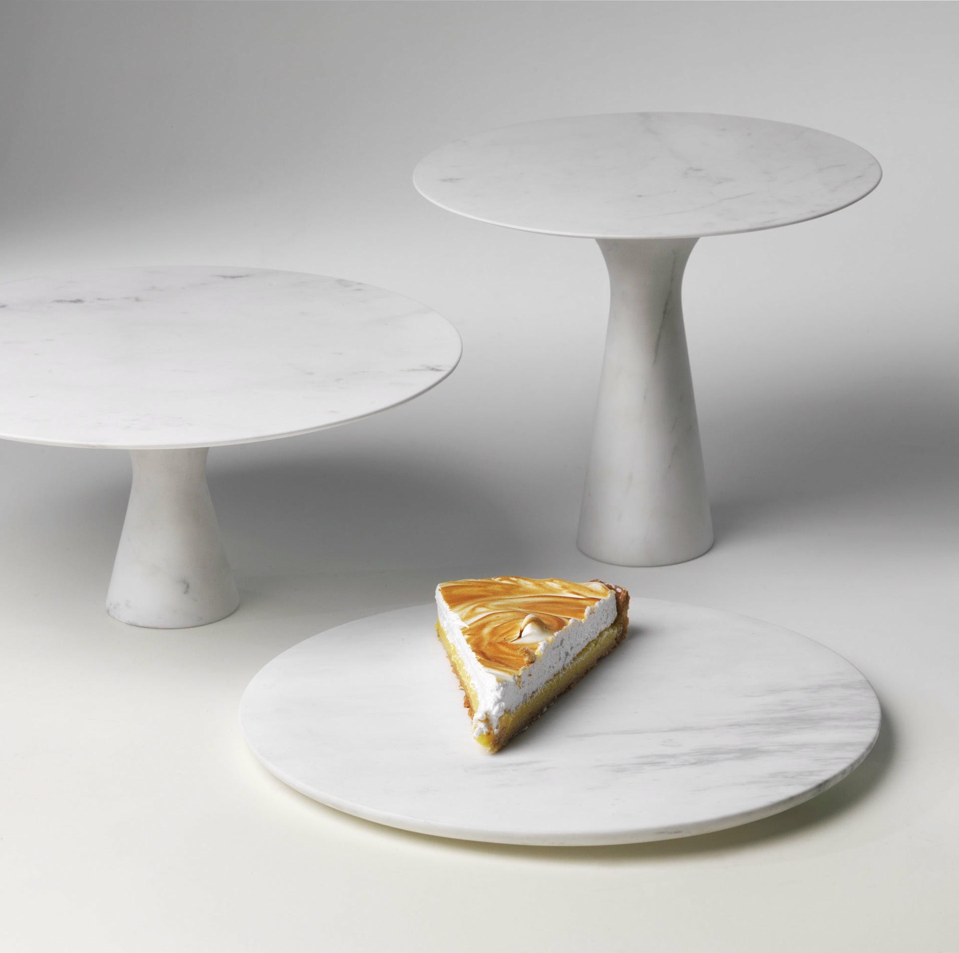 Bianco Statuarietto Refined Contemporary Marble Serving Plate 3215 5