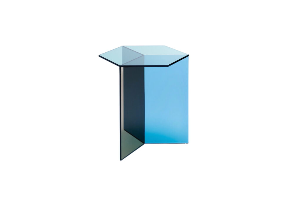 Clear Glass _Isom Tall_ Coffee Table, Sebastian Scherer 1