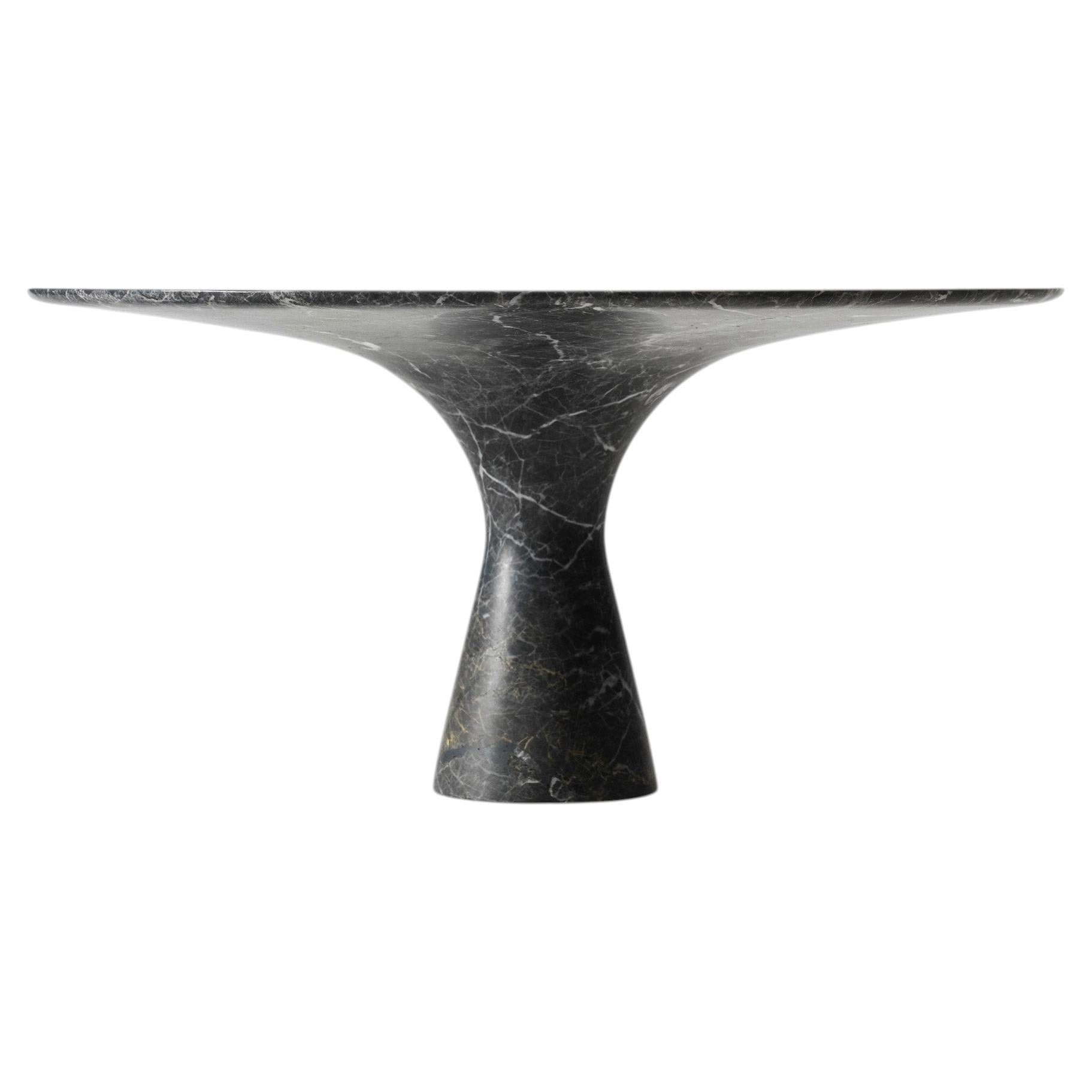 Grey Saint Laurent Refined Contemporary Marble Dining Table 16075 1