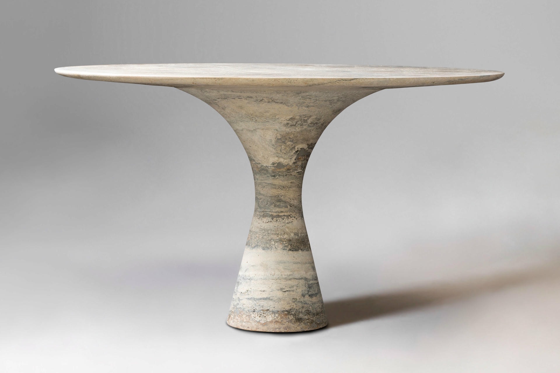 Grey Saint Laurent Refined Contemporary Marble Dining Table 16075 10