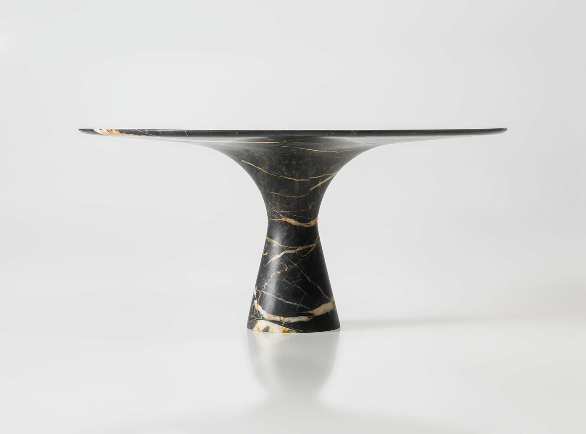 Grey Saint Laurent Refined Contemporary Marble Dining Table 16075 3