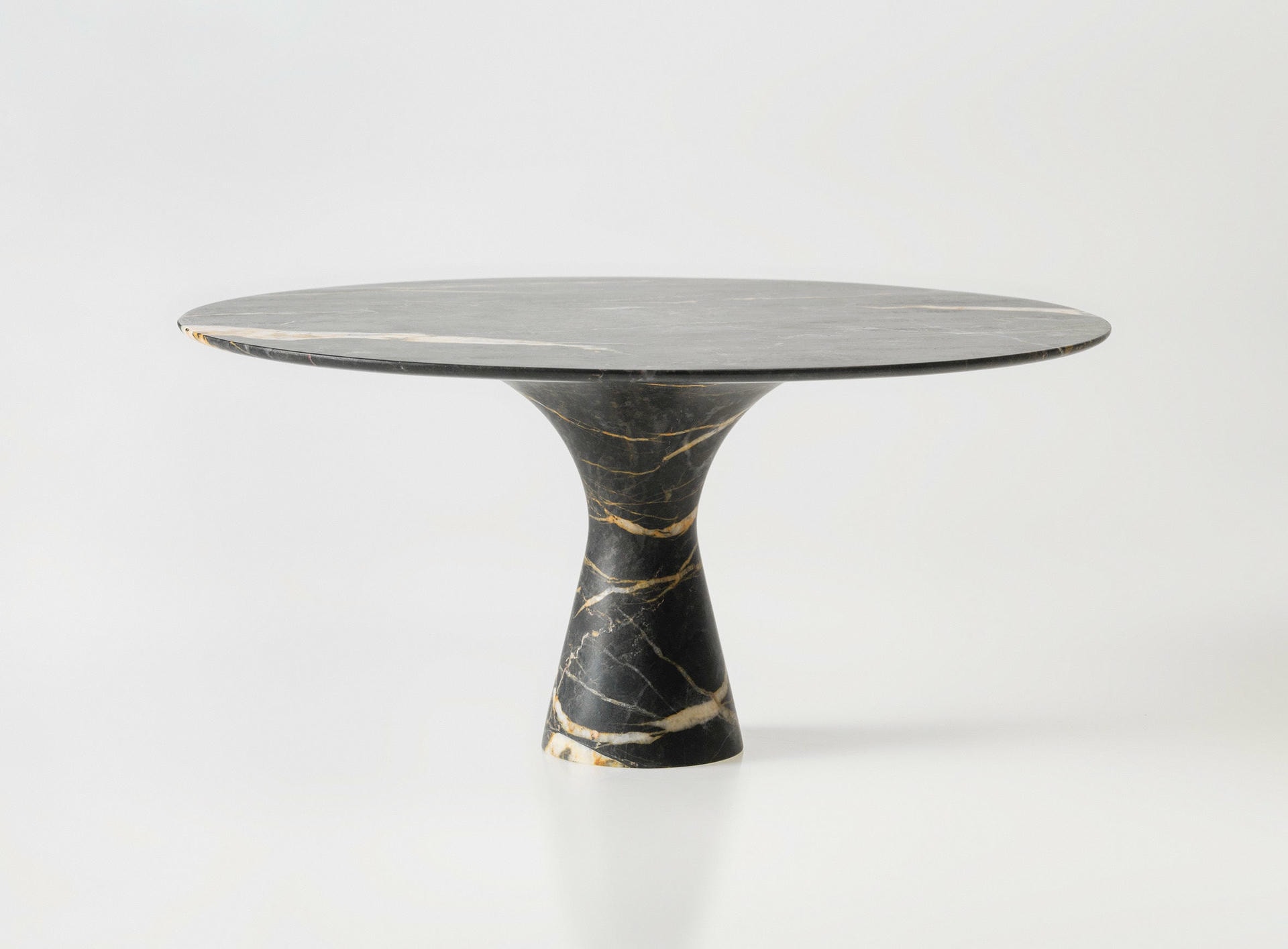 Grey Saint Laurent Refined Contemporary Marble Dining Table 16075 4
