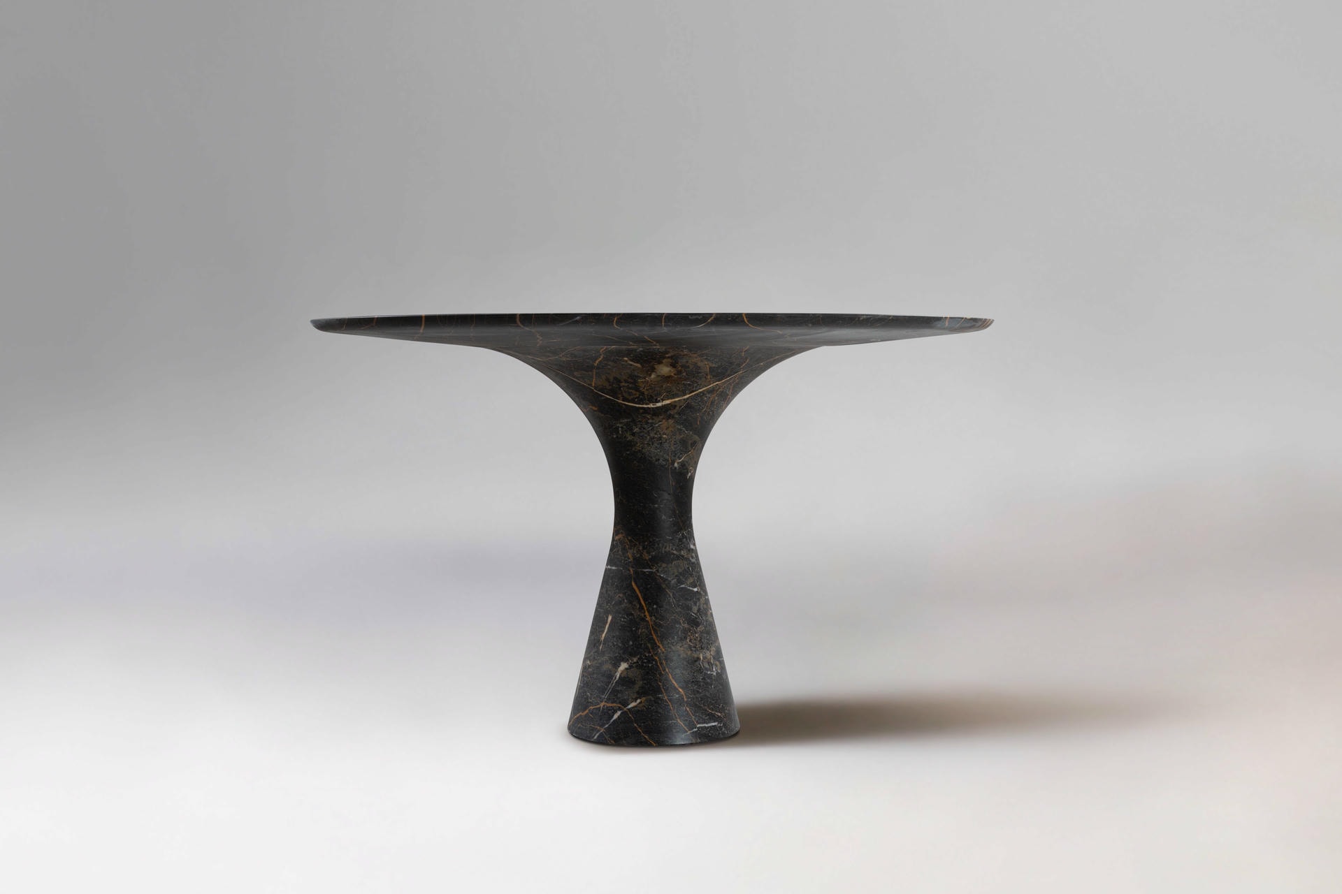 Travertino Rosso Refined Contemporary Marble Dining Table 13075 10