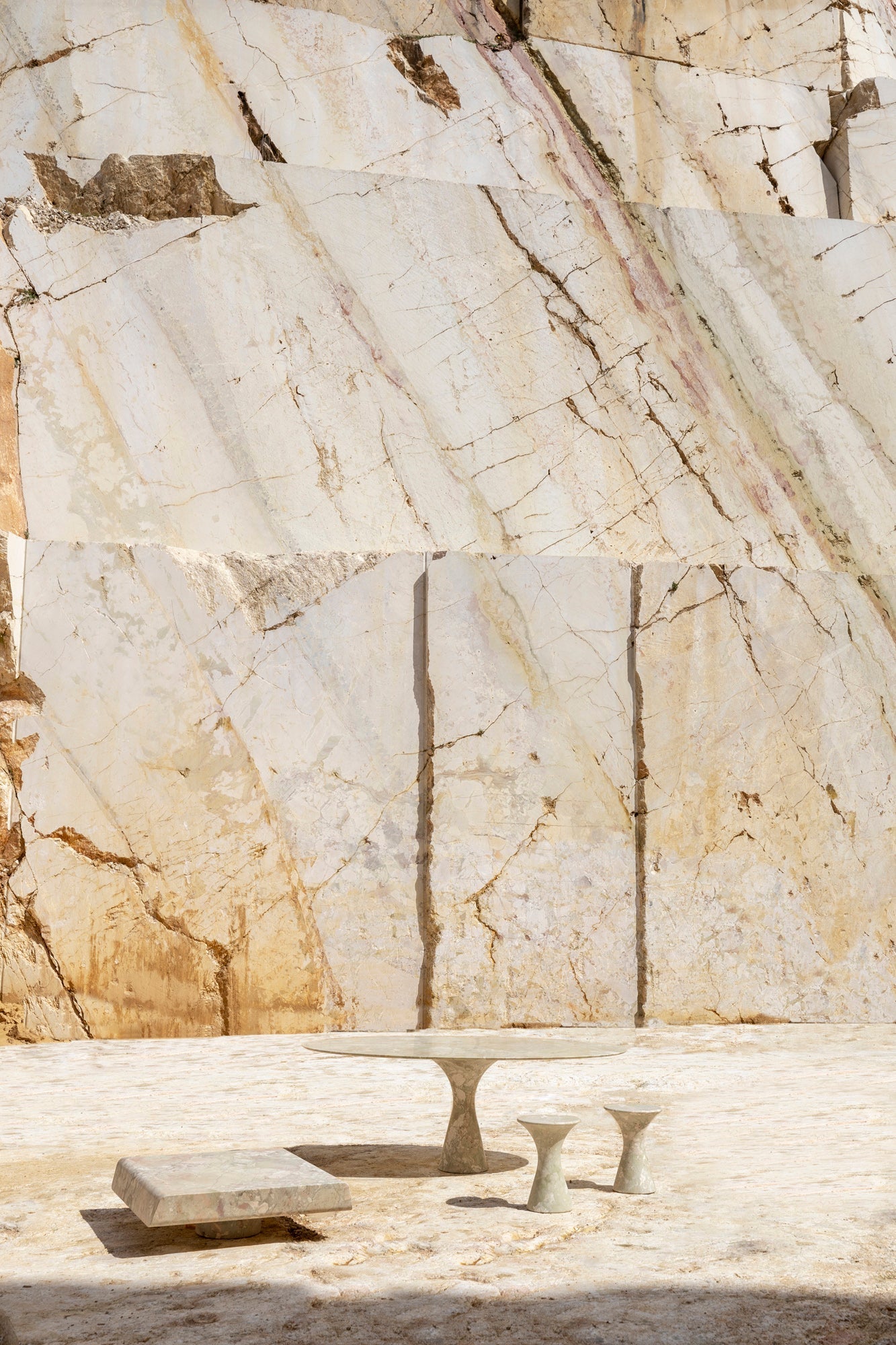 Travertino Rosso Refined Contemporary Marble Dining Table 13075 19