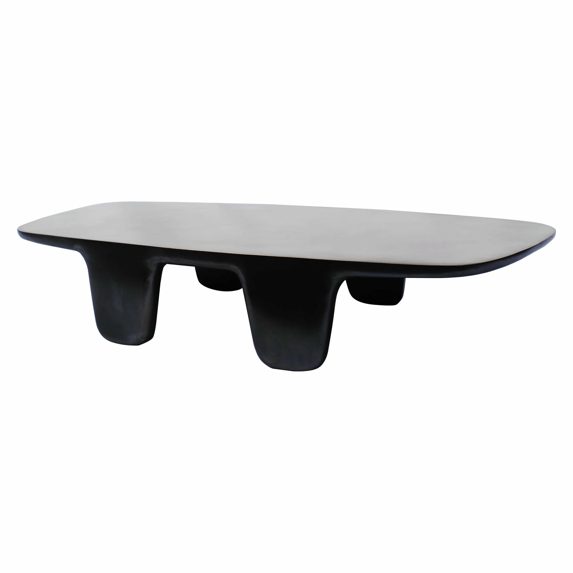 Bobo Brass Coffee Table Signed by Stefan Leo 1