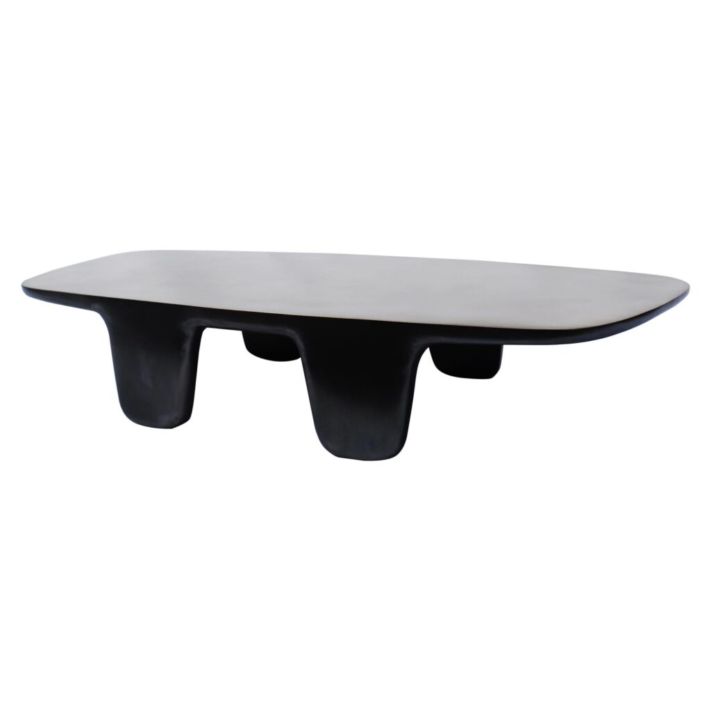 Bobo Brass Coffee Table Signed by Stefan Leo 1