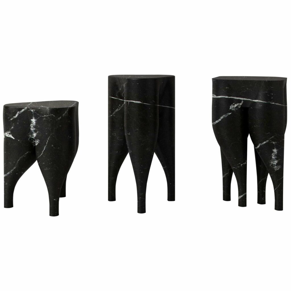 Ensemble of 3 Cha Cha Cha Stools by Pietro Franceschini 1