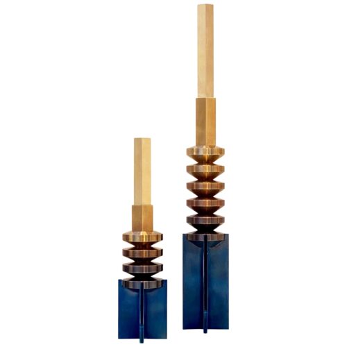 Set of 2 Maat Candleholder M L by SB26 1