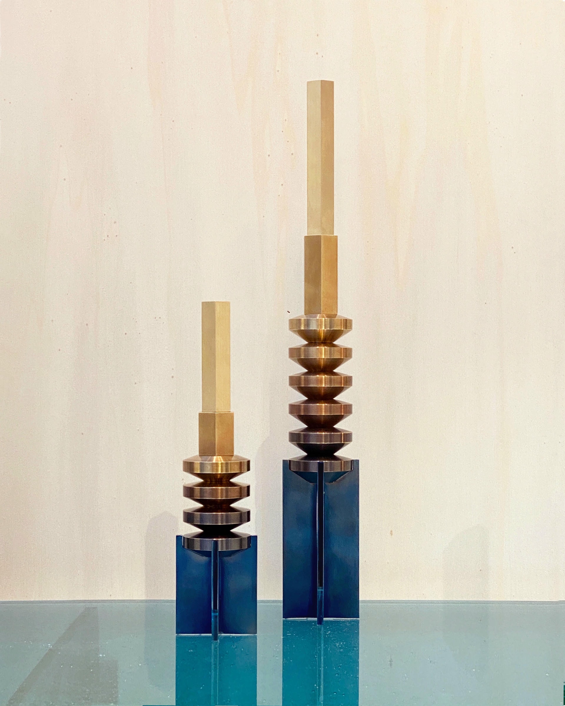 Set of 2 Maat Candleholder M L by SB26 2